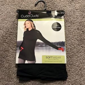 Cuddl Duds Black hoodie size Medium NEW